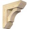 Ekena Millwork Westlake Slat Rough Sawn Bracket w/ Offset Brace, Douglas Fir, 6"W x 16"D x 16"H BKT0604X16X16WTL06RDF - alternate 1